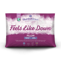 Slumberdown Feels Like Down Medium Support Back Sleeper Pillow