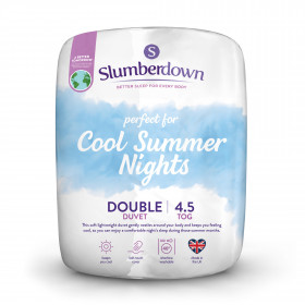 Slumberdown Cool Summer Nights 4.5 Tog Double Summer Duvet