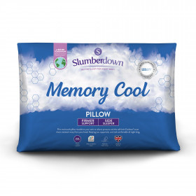 Slumberdown Memory Cool Firm Support Side Sleeper Pillow, 1 Pack