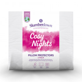 Slumberdown Cosy Nights Pillow Protector, 2 Pack
