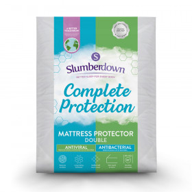 Slumberdown Complete Protection Antiviral Mattress Protector - Double
