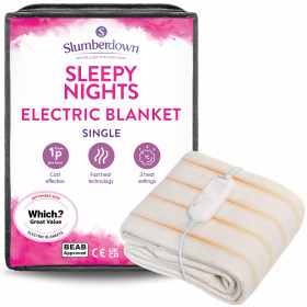 Slumberdown Sleepy Nights Electric Blanket - Single