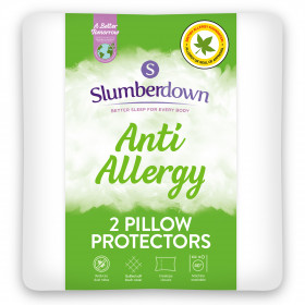 Slumberdown Anti Allergy Pillow Protector - Pack of 2