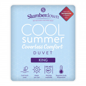 Slumberdown Cool Summer Coverless King Duvet Blanket