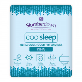 Slumberdown Cool Sleep Ultracool Nylon King Fitted Sheet