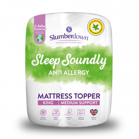 Slumberdown Sleep Soundly Anti Allergy Mattress Topper, King