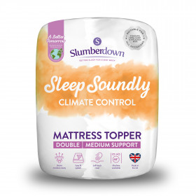 Slumberdown Sleep Soundly Climate Control Mattress Topper, Double
