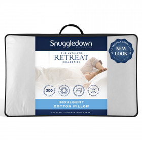 Snuggledown Indulgent cotton Soft Support Front Sleeper Pillow, Pack of 1