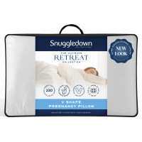 Snuggledown V Shape Pregnancy Firm Support Pillow